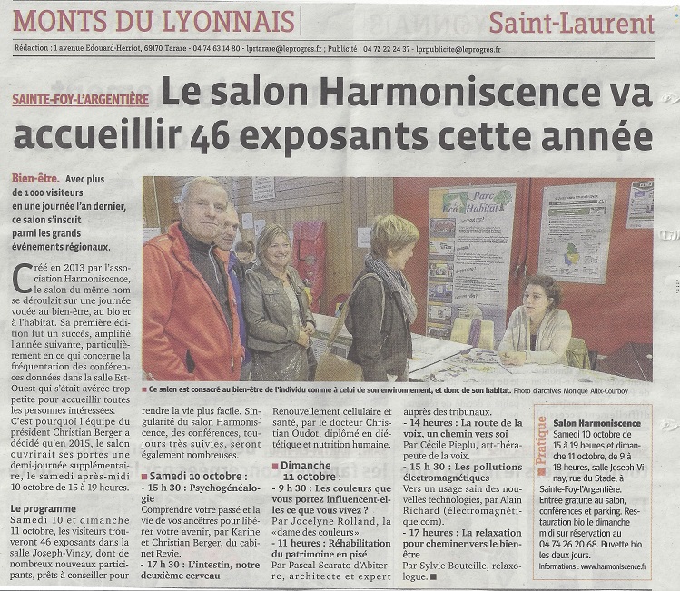 Article le progres 09 10 15 2